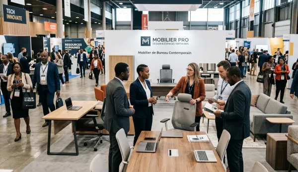 Furniture rental for trade fairs and professional expos: the complete guide