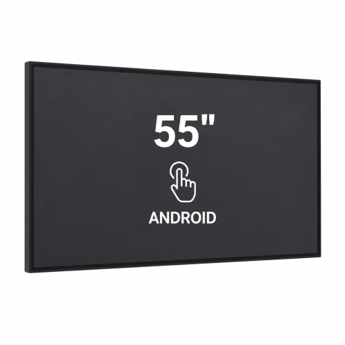 55" touchscreen - horizontal wall mounted