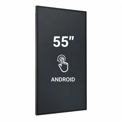 55" touchscreen - vertical wall mounted