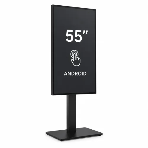 55" touchscreen - vertical floor stand