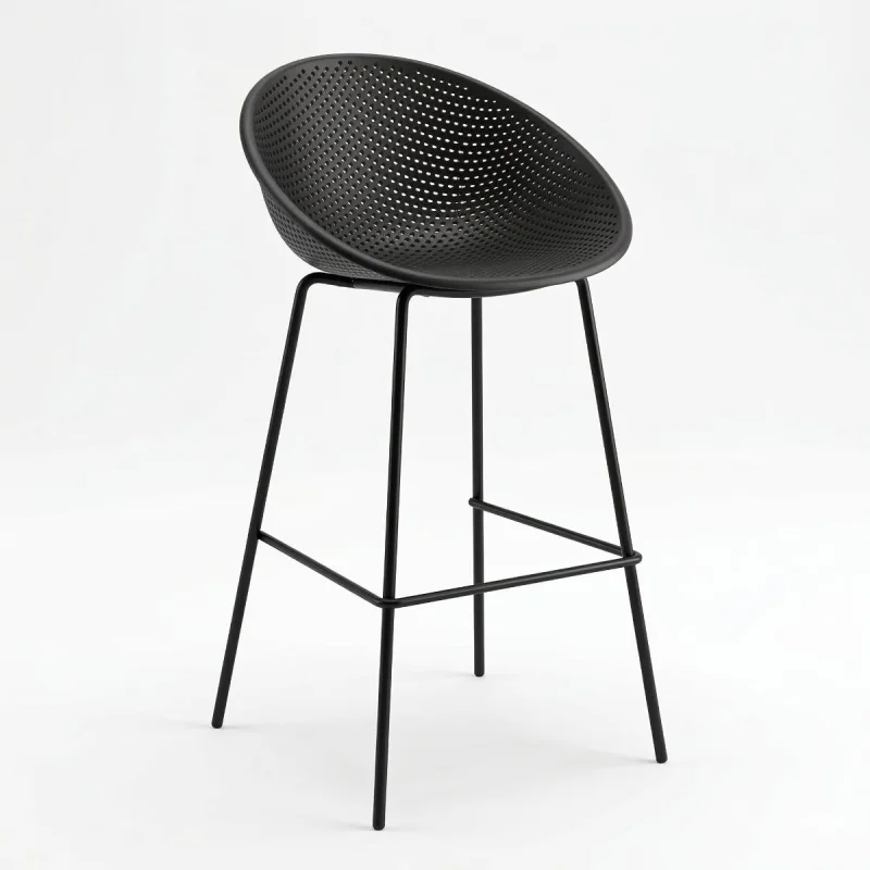Tabouret de Bar Design Noir