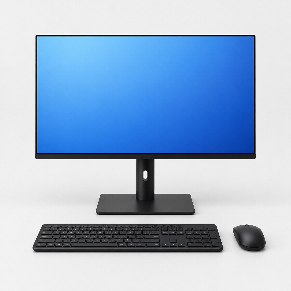 Moniteur 24" Full HD avec clavier et souris sans fil