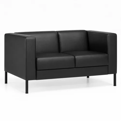 2-seat leather sofa