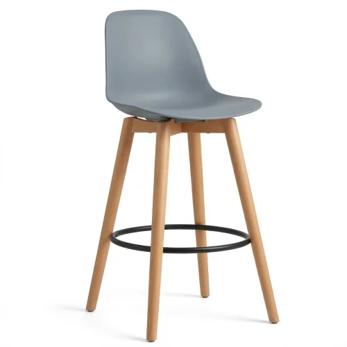 Tabouret Haut Light Scandinave - Gris