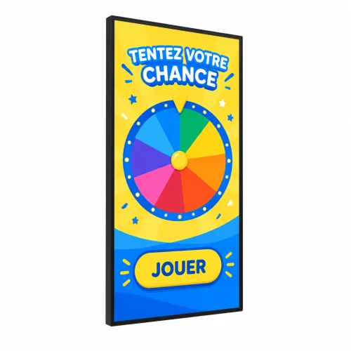 Prize Wheel Totem - wall mounted